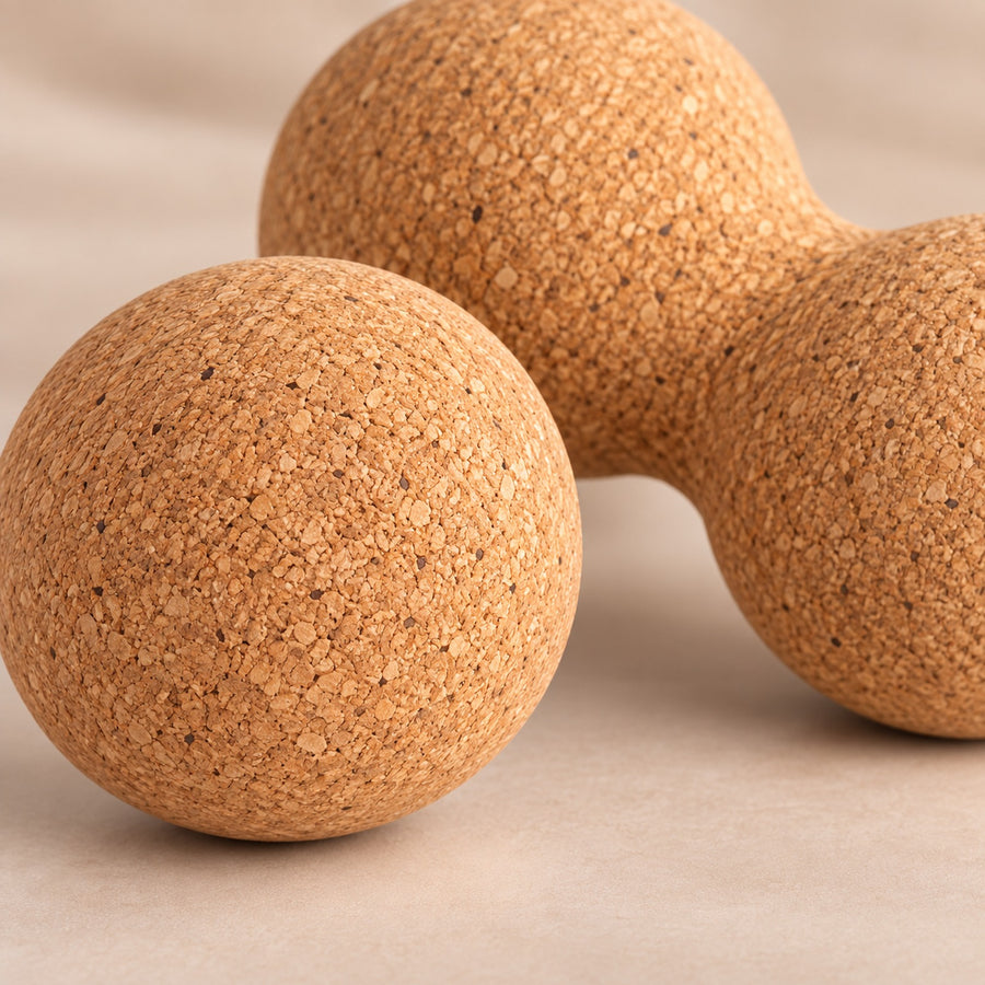 Close-up of natural cork texture