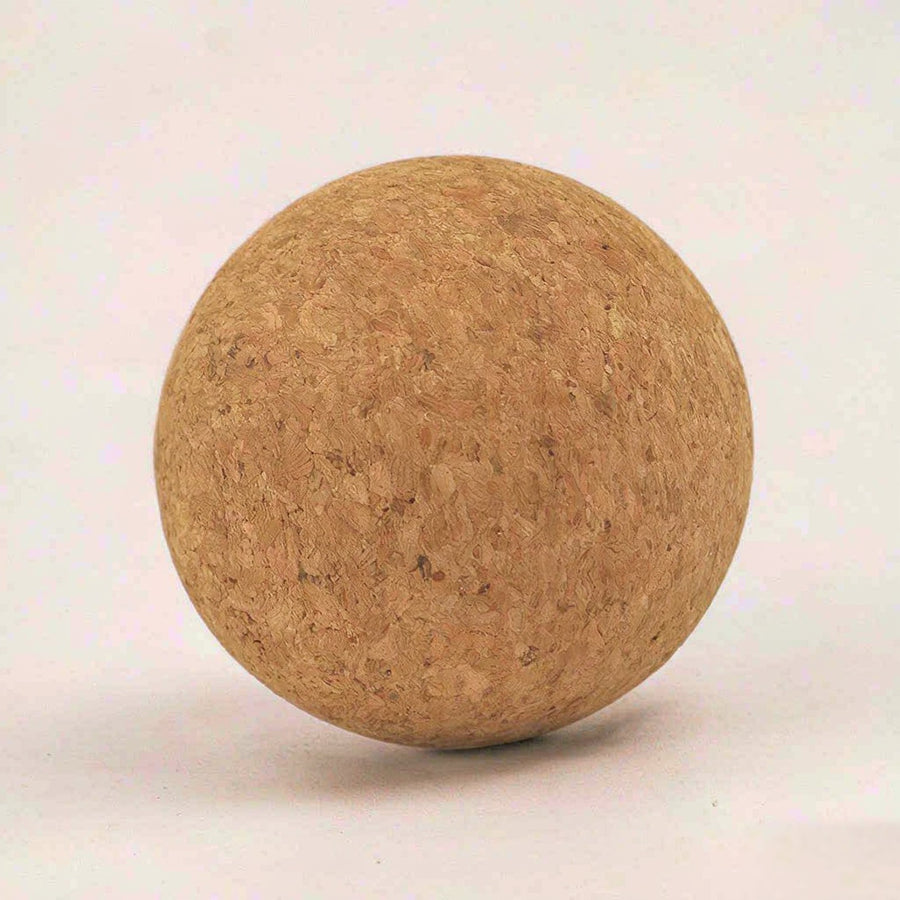 High-Density Cork Massage Ball — close-up