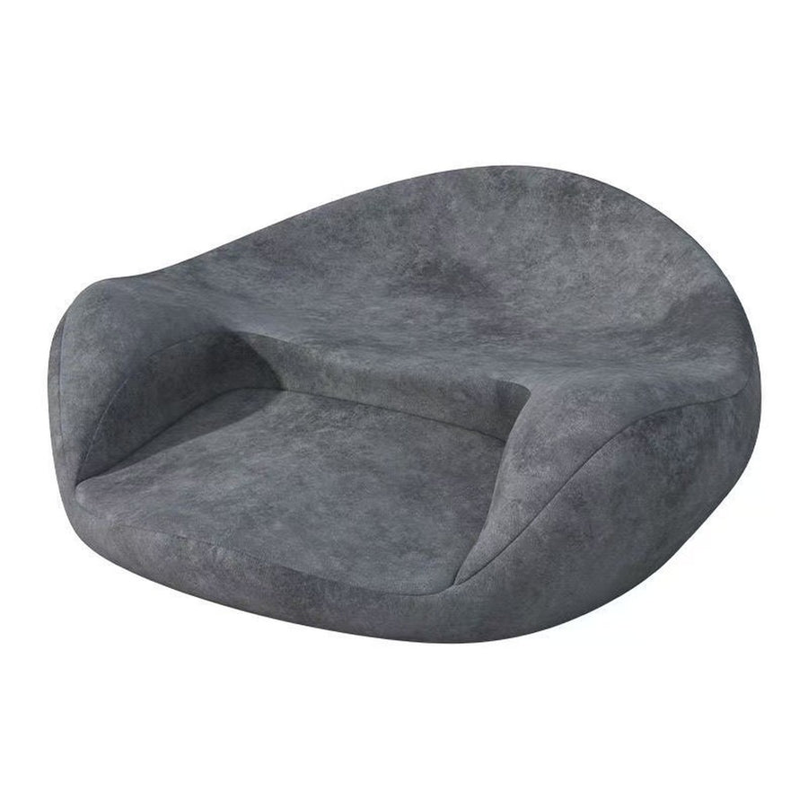 Slate Memory Foam Meditation Cushion - close up